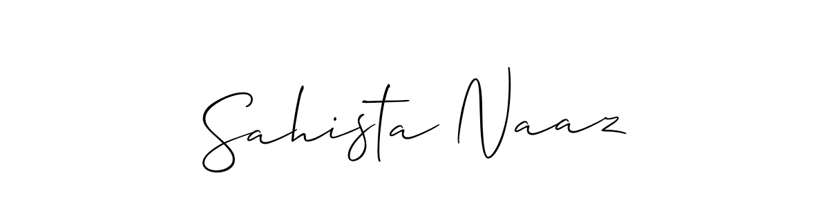 Make a beautiful signature design for name Sahista Naaz. Use this online signature maker to create a handwritten signature for free. Sahista Naaz signature style 2 images and pictures png