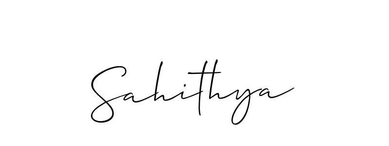 Once you've used our free online signature maker to create your best signature Allison_Script style, it's time to enjoy all of the benefits that Sahithya name signing documents. Sahithya signature style 2 images and pictures png