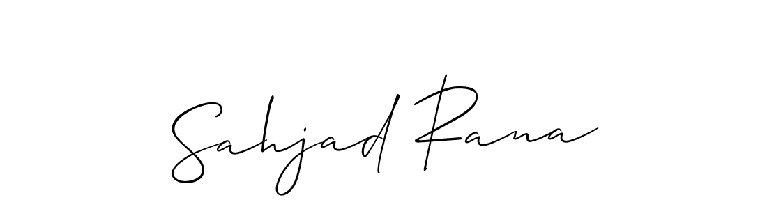 It looks lik you need a new signature style for name Sahjad Rana. Design unique handwritten (Allison_Script) signature with our free signature maker in just a few clicks. Sahjad Rana signature style 2 images and pictures png