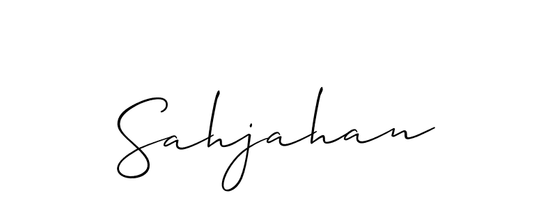 The best way (Allison_Script) to make a short signature is to pick only two or three words in your name. The name Sahjahan include a total of six letters. For converting this name. Sahjahan signature style 2 images and pictures png
