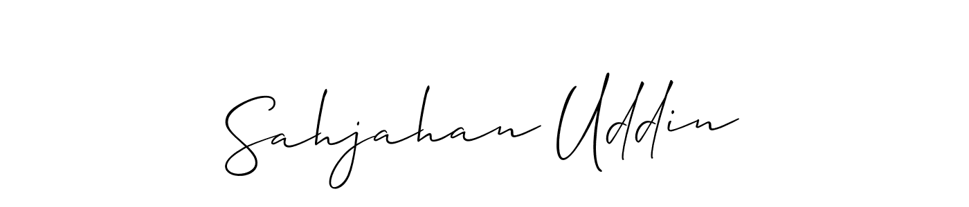 Make a beautiful signature design for name Sahjahan Uddin. Use this online signature maker to create a handwritten signature for free. Sahjahan Uddin signature style 2 images and pictures png