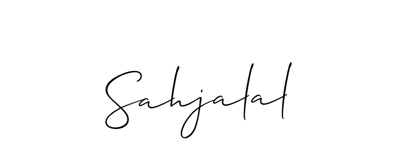 Also You can easily find your signature by using the search form. We will create Sahjalal name handwritten signature images for you free of cost using Allison_Script sign style. Sahjalal signature style 2 images and pictures png