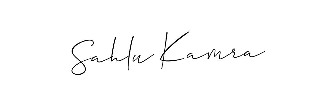 Here are the top 10 professional signature styles for the name Sahlu Kamra. These are the best autograph styles you can use for your name. Sahlu Kamra signature style 2 images and pictures png