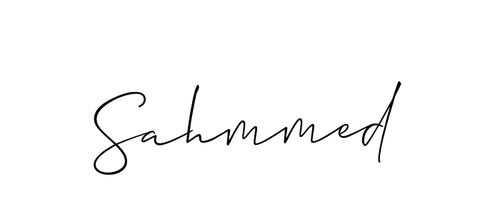 if you are searching for the best signature style for your name Sahmmed. so please give up your signature search. here we have designed multiple signature styles  using Allison_Script. Sahmmed signature style 2 images and pictures png