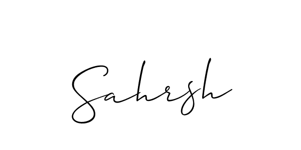 Best and Professional Signature Style for Sahrsh. Allison_Script Best Signature Style Collection. Sahrsh signature style 2 images and pictures png
