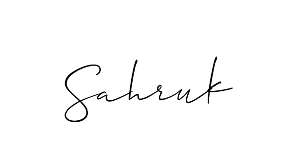 You should practise on your own different ways (Allison_Script) to write your name (Sahruk) in signature. don't let someone else do it for you. Sahruk signature style 2 images and pictures png