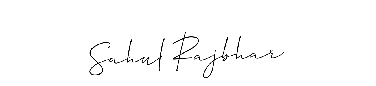 Here are the top 10 professional signature styles for the name Sahul Rajbhar. These are the best autograph styles you can use for your name. Sahul Rajbhar signature style 2 images and pictures png