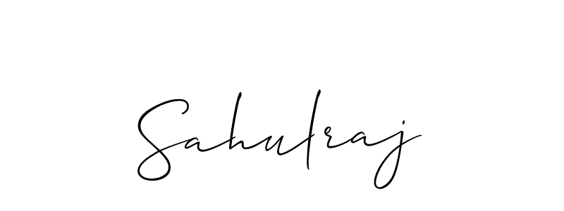 How to Draw Sahulraj signature style? Allison_Script is a latest design signature styles for name Sahulraj. Sahulraj signature style 2 images and pictures png