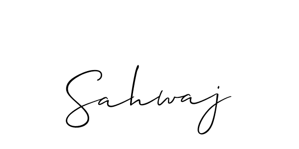 if you are searching for the best signature style for your name Sahwaj. so please give up your signature search. here we have designed multiple signature styles  using Allison_Script. Sahwaj signature style 2 images and pictures png