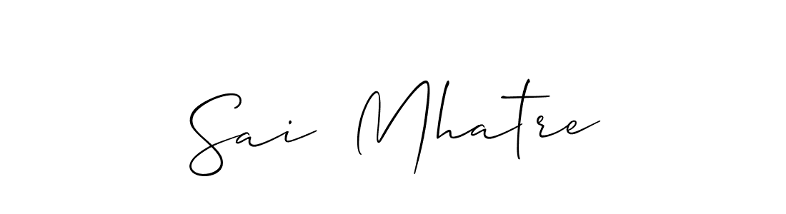 You can use this online signature creator to create a handwritten signature for the name Sai  Mhatre. This is the best online autograph maker. Sai  Mhatre signature style 2 images and pictures png