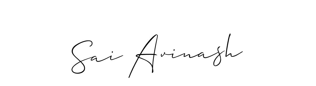 You should practise on your own different ways (Allison_Script) to write your name (Sai Avinash) in signature. don't let someone else do it for you. Sai Avinash signature style 2 images and pictures png