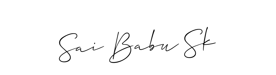 Check out images of Autograph of Sai Babu Sk name. Actor Sai Babu Sk Signature Style. Allison_Script is a professional sign style online. Sai Babu Sk signature style 2 images and pictures png