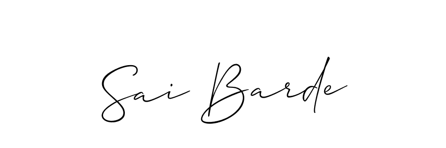 Make a beautiful signature design for name Sai Barde. Use this online signature maker to create a handwritten signature for free. Sai Barde signature style 2 images and pictures png