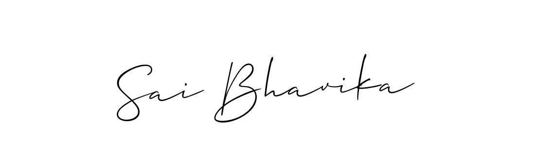 You should practise on your own different ways (Allison_Script) to write your name (Sai Bhavika) in signature. don't let someone else do it for you. Sai Bhavika signature style 2 images and pictures png