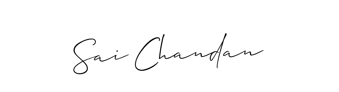 Make a beautiful signature design for name Sai Chandan. Use this online signature maker to create a handwritten signature for free. Sai Chandan signature style 2 images and pictures png