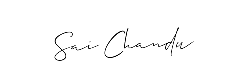 Make a beautiful signature design for name Sai Chandu. Use this online signature maker to create a handwritten signature for free. Sai Chandu signature style 2 images and pictures png