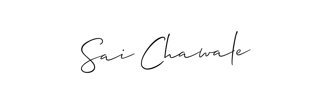 Once you've used our free online signature maker to create your best signature Allison_Script style, it's time to enjoy all of the benefits that Sai Chawale name signing documents. Sai Chawale signature style 2 images and pictures png