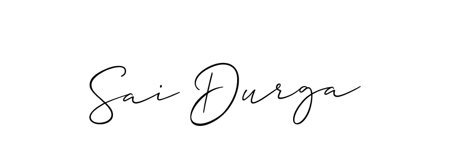 You should practise on your own different ways (Allison_Script) to write your name (Sai Durga) in signature. don't let someone else do it for you. Sai Durga signature style 2 images and pictures png