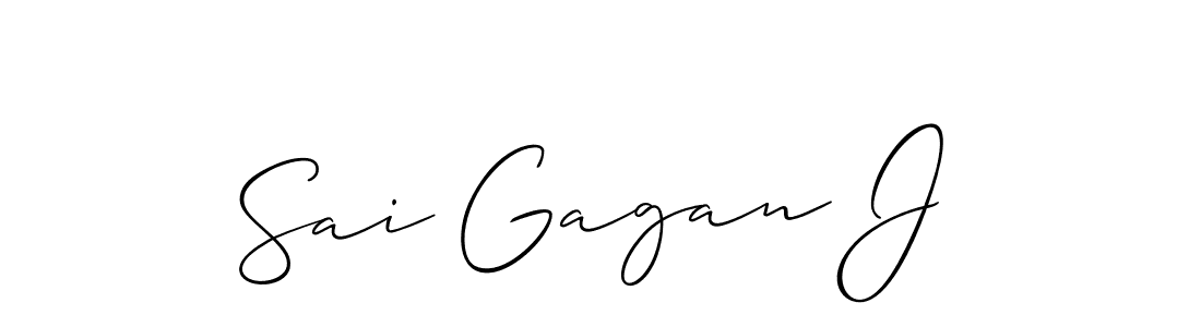 You can use this online signature creator to create a handwritten signature for the name Sai Gagan J. This is the best online autograph maker. Sai Gagan J signature style 2 images and pictures png