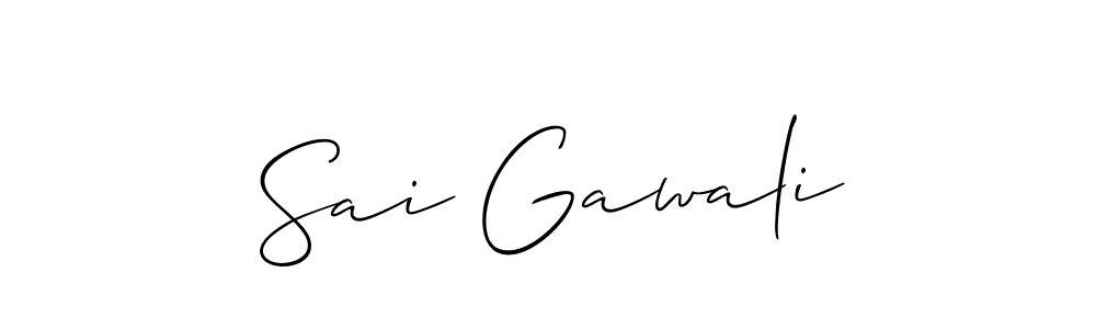 See photos of Sai Gawali official signature by Spectra . Check more albums & portfolios. Read reviews & check more about Allison_Script font. Sai Gawali signature style 2 images and pictures png