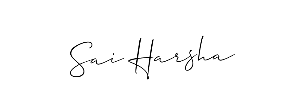 You can use this online signature creator to create a handwritten signature for the name Sai Harsha. This is the best online autograph maker. Sai Harsha signature style 2 images and pictures png