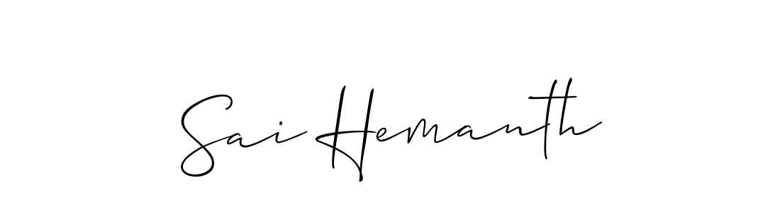 How to Draw Sai Hemanth signature style? Allison_Script is a latest design signature styles for name Sai Hemanth. Sai Hemanth signature style 2 images and pictures png