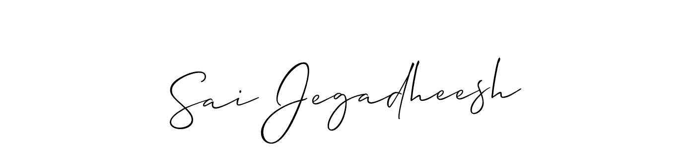 See photos of Sai Jegadheesh official signature by Spectra . Check more albums & portfolios. Read reviews & check more about Allison_Script font. Sai Jegadheesh signature style 2 images and pictures png