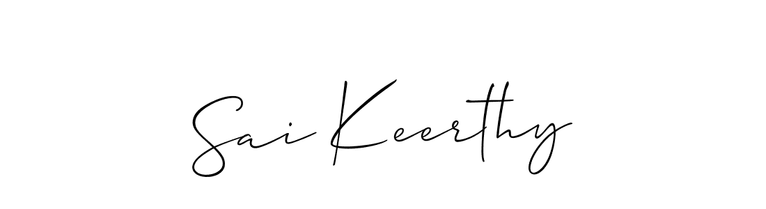 It looks lik you need a new signature style for name Sai Keerthy. Design unique handwritten (Allison_Script) signature with our free signature maker in just a few clicks. Sai Keerthy signature style 2 images and pictures png