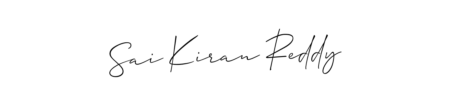 Also we have Sai Kiran Reddy name is the best signature style. Create professional handwritten signature collection using Allison_Script autograph style. Sai Kiran Reddy signature style 2 images and pictures png