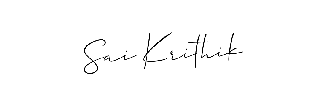 Make a short Sai Krithik signature style. Manage your documents anywhere anytime using Allison_Script. Create and add eSignatures, submit forms, share and send files easily. Sai Krithik signature style 2 images and pictures png