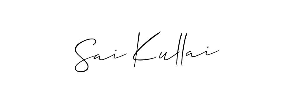 You can use this online signature creator to create a handwritten signature for the name Sai Kullai. This is the best online autograph maker. Sai Kullai signature style 2 images and pictures png