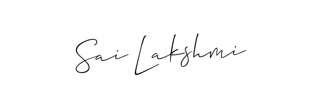 Once you've used our free online signature maker to create your best signature Allison_Script style, it's time to enjoy all of the benefits that Sai Lakshmi name signing documents. Sai Lakshmi signature style 2 images and pictures png