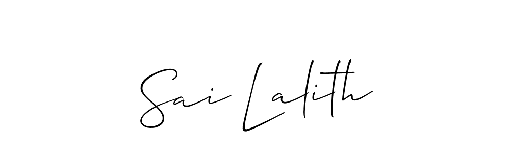 Once you've used our free online signature maker to create your best signature Allison_Script style, it's time to enjoy all of the benefits that Sai Lalith name signing documents. Sai Lalith signature style 2 images and pictures png
