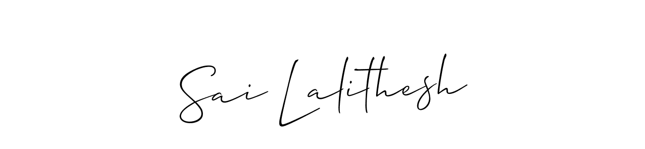 See photos of Sai Lalithesh official signature by Spectra . Check more albums & portfolios. Read reviews & check more about Allison_Script font. Sai Lalithesh signature style 2 images and pictures png
