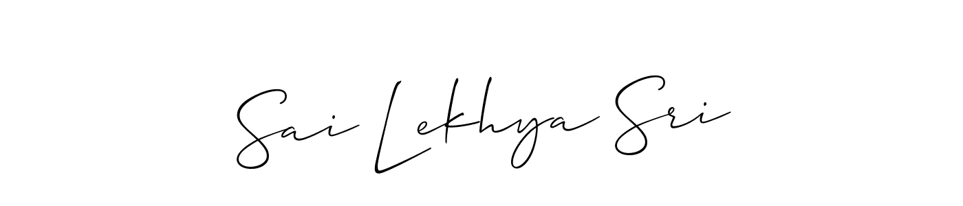 This is the best signature style for the Sai Lekhya Sri name. Also you like these signature font (Allison_Script). Mix name signature. Sai Lekhya Sri signature style 2 images and pictures png