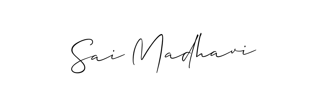 The best way (Allison_Script) to make a short signature is to pick only two or three words in your name. The name Sai Madhavi include a total of six letters. For converting this name. Sai Madhavi signature style 2 images and pictures png