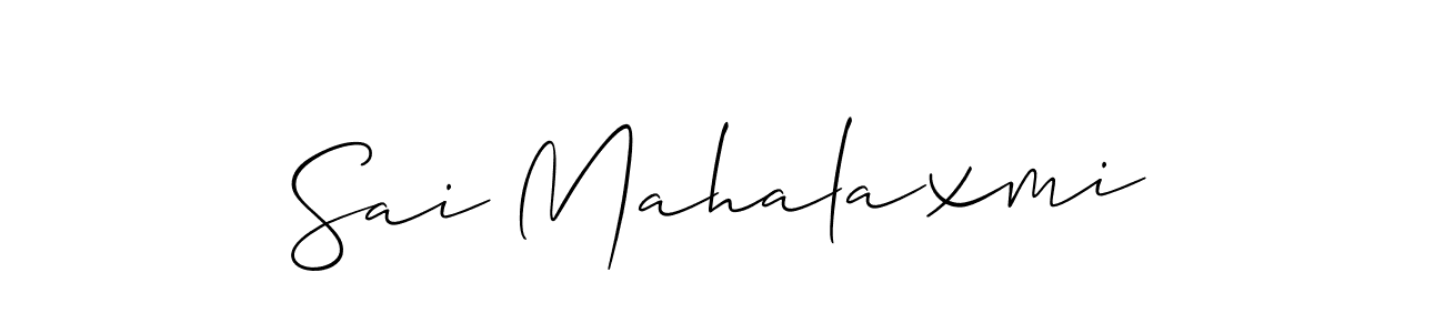 The best way (Allison_Script) to make a short signature is to pick only two or three words in your name. The name Sai Mahalaxmi include a total of six letters. For converting this name. Sai Mahalaxmi signature style 2 images and pictures png