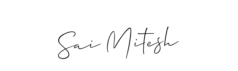 Once you've used our free online signature maker to create your best signature Allison_Script style, it's time to enjoy all of the benefits that Sai Mitesh name signing documents. Sai Mitesh signature style 2 images and pictures png