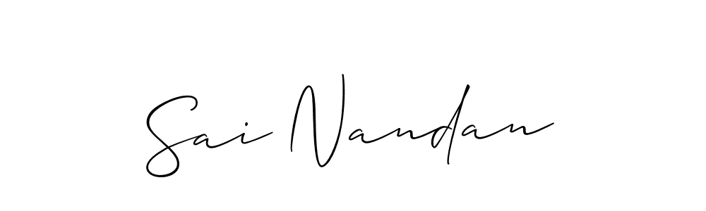 Here are the top 10 professional signature styles for the name Sai Nandan. These are the best autograph styles you can use for your name. Sai Nandan signature style 2 images and pictures png