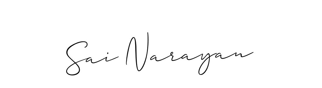 Check out images of Autograph of Sai Narayan name. Actor Sai Narayan Signature Style. Allison_Script is a professional sign style online. Sai Narayan signature style 2 images and pictures png