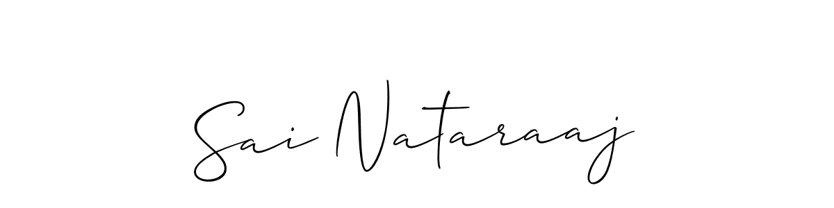 How to Draw Sai Nataraaj signature style? Allison_Script is a latest design signature styles for name Sai Nataraaj. Sai Nataraaj signature style 2 images and pictures png