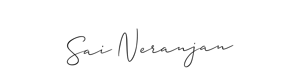 Once you've used our free online signature maker to create your best signature Allison_Script style, it's time to enjoy all of the benefits that Sai Neranjan name signing documents. Sai Neranjan signature style 2 images and pictures png