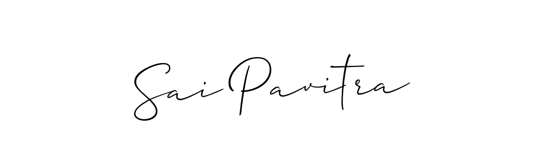 Also You can easily find your signature by using the search form. We will create Sai Pavitra name handwritten signature images for you free of cost using Allison_Script sign style. Sai Pavitra signature style 2 images and pictures png