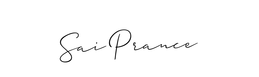 Check out images of Autograph of Sai Prance name. Actor Sai Prance Signature Style. Allison_Script is a professional sign style online. Sai Prance signature style 2 images and pictures png