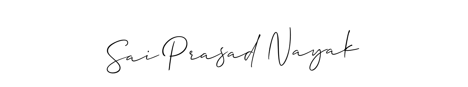 How to Draw Sai Prasad Nayak signature style? Allison_Script is a latest design signature styles for name Sai Prasad Nayak. Sai Prasad Nayak signature style 2 images and pictures png