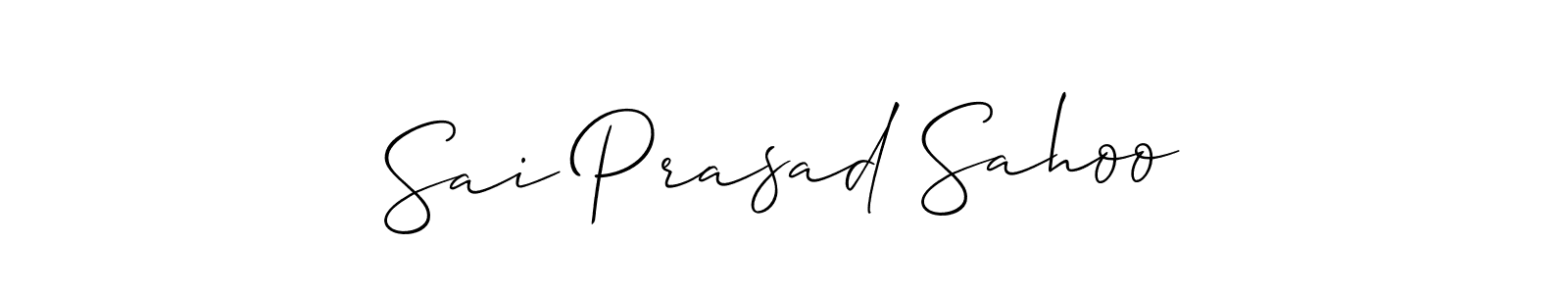 How to make Sai Prasad Sahoo name signature. Use Allison_Script style for creating short signs online. This is the latest handwritten sign. Sai Prasad Sahoo signature style 2 images and pictures png