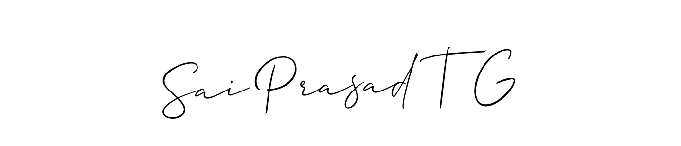 Check out images of Autograph of Sai Prasad T G name. Actor Sai Prasad T G Signature Style. Allison_Script is a professional sign style online. Sai Prasad T G signature style 2 images and pictures png