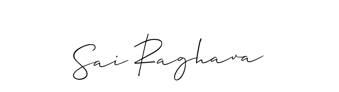 Also You can easily find your signature by using the search form. We will create Sai Raghava name handwritten signature images for you free of cost using Allison_Script sign style. Sai Raghava signature style 2 images and pictures png