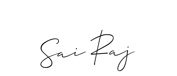 Make a beautiful signature design for name Sai Raj. Use this online signature maker to create a handwritten signature for free. Sai Raj signature style 2 images and pictures png