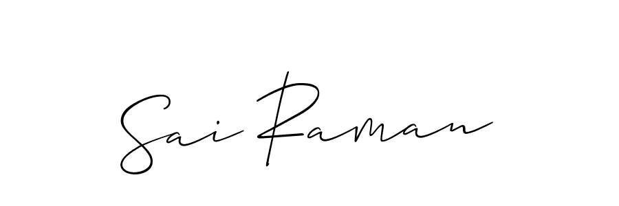 Once you've used our free online signature maker to create your best signature Allison_Script style, it's time to enjoy all of the benefits that Sai Raman name signing documents. Sai Raman signature style 2 images and pictures png